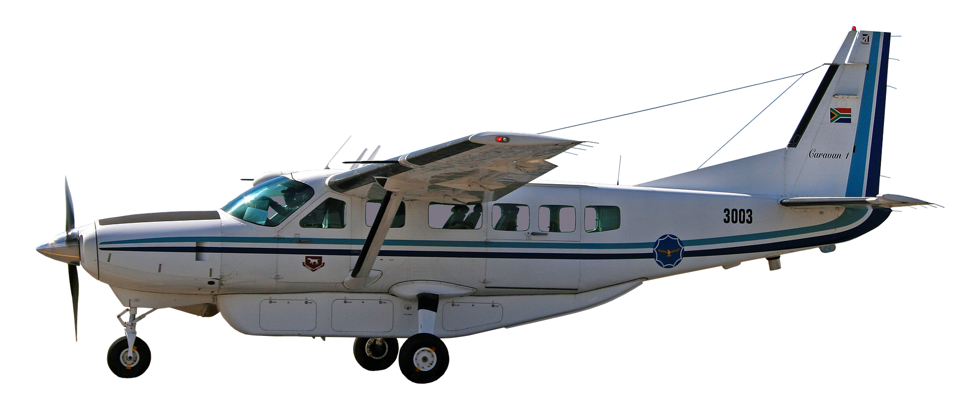 Cessna Caravan animated to simulate takeoff and landing